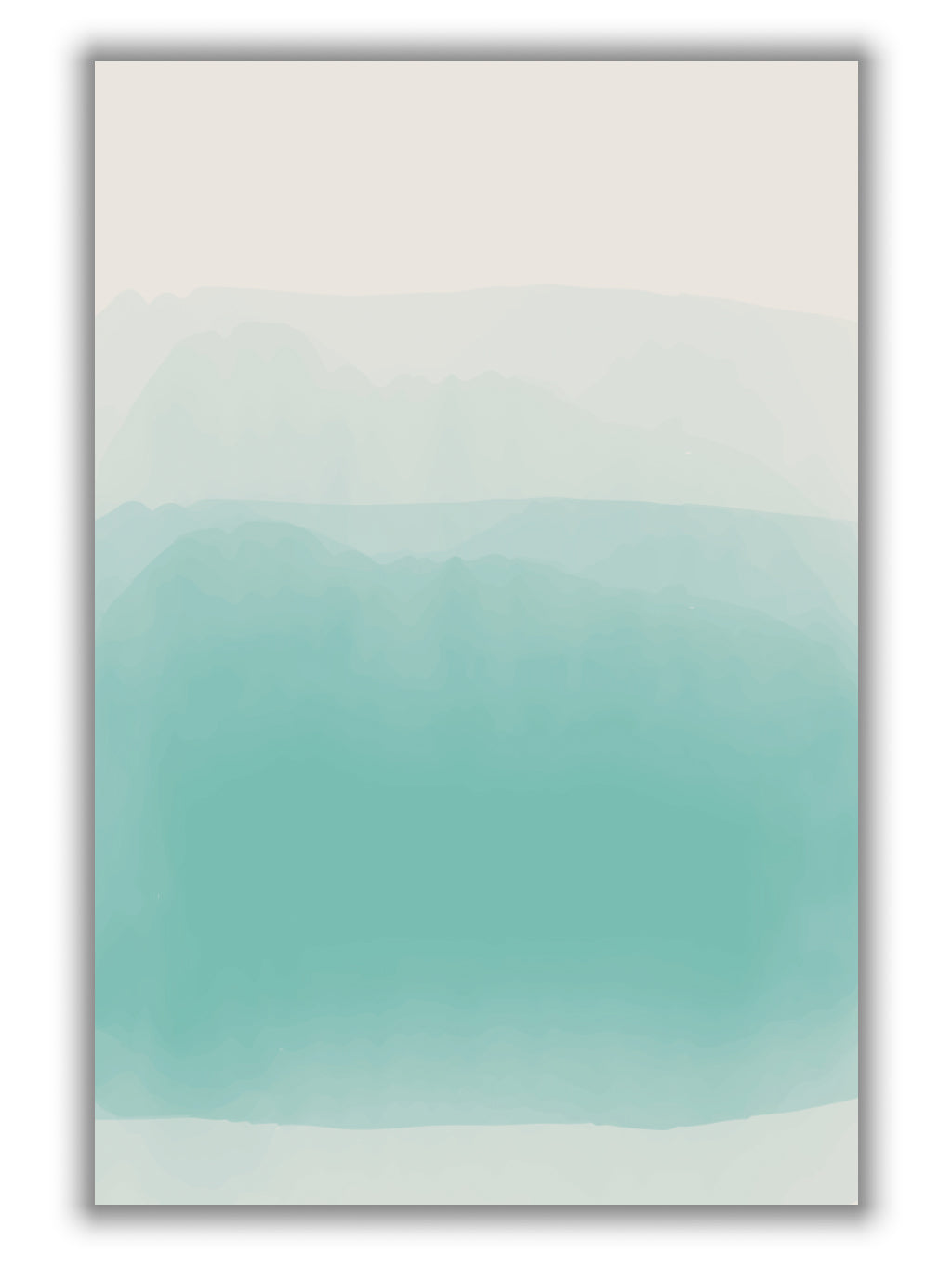 Light Green Watercolor Series #2