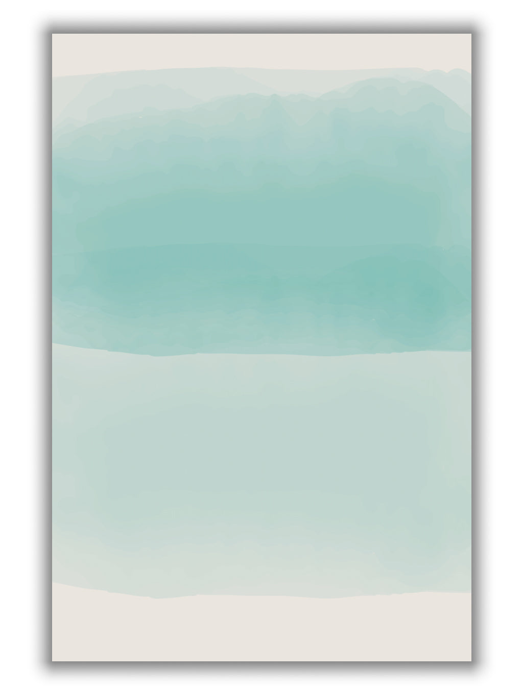 Light Green Watercolor Series #4