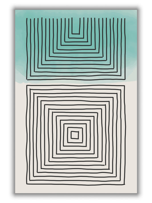 Light Green Watercolor Shapes #1