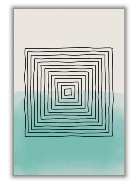 Light Green Watercolor Shapes #2