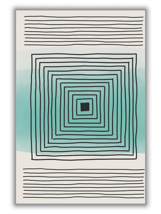 Light Green Watercolor Shapes #4
