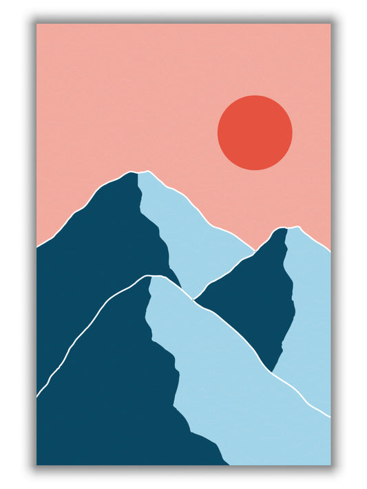 Minimal Mountain Tops #1
