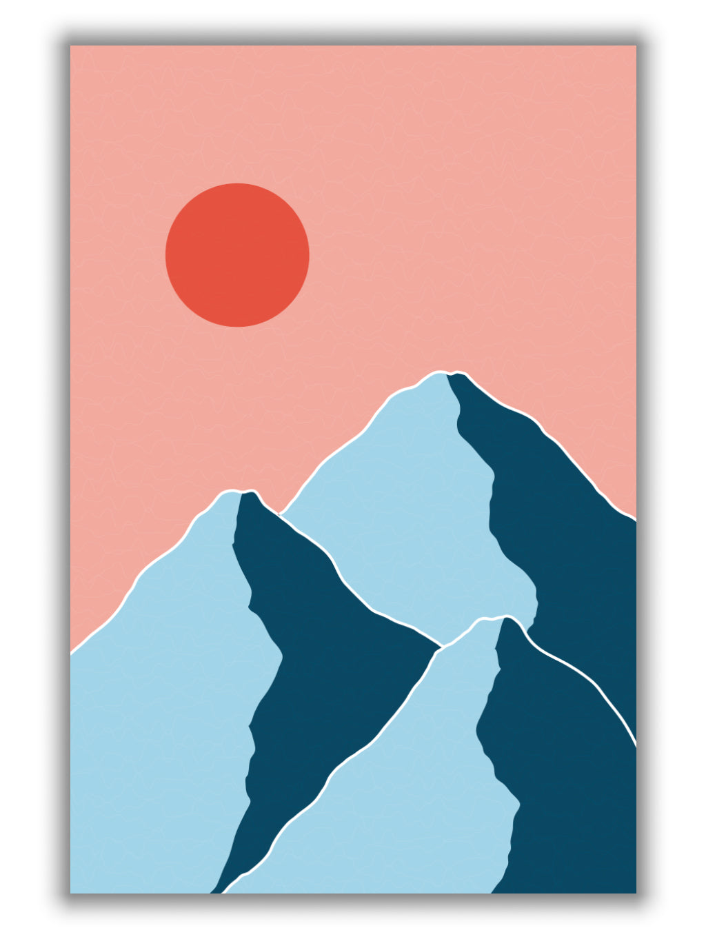 Minimal Mountain Tops #2