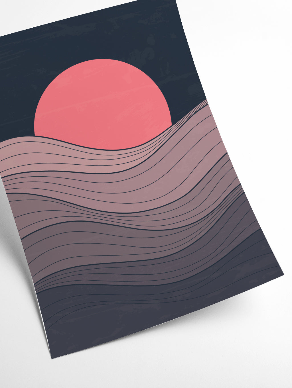 Minimal Pink Sunset #1