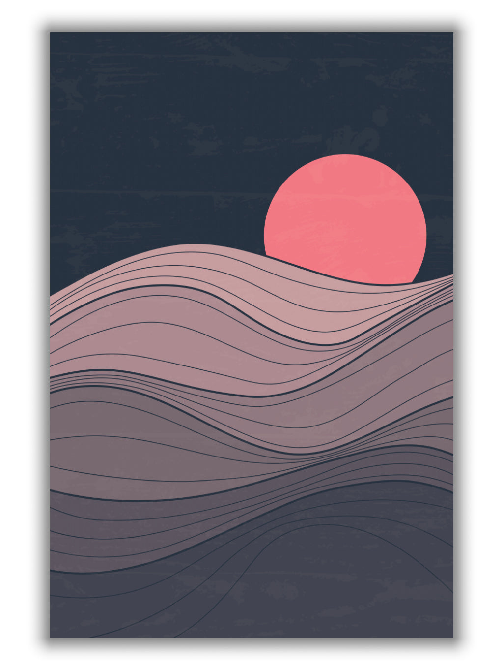 Minimal Pink Sunset #2