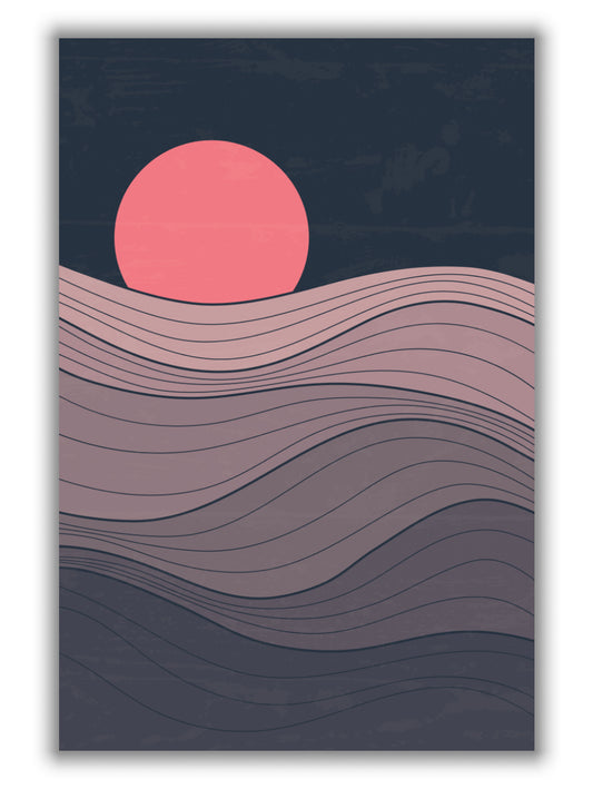 Minimal Pink Sunset #3