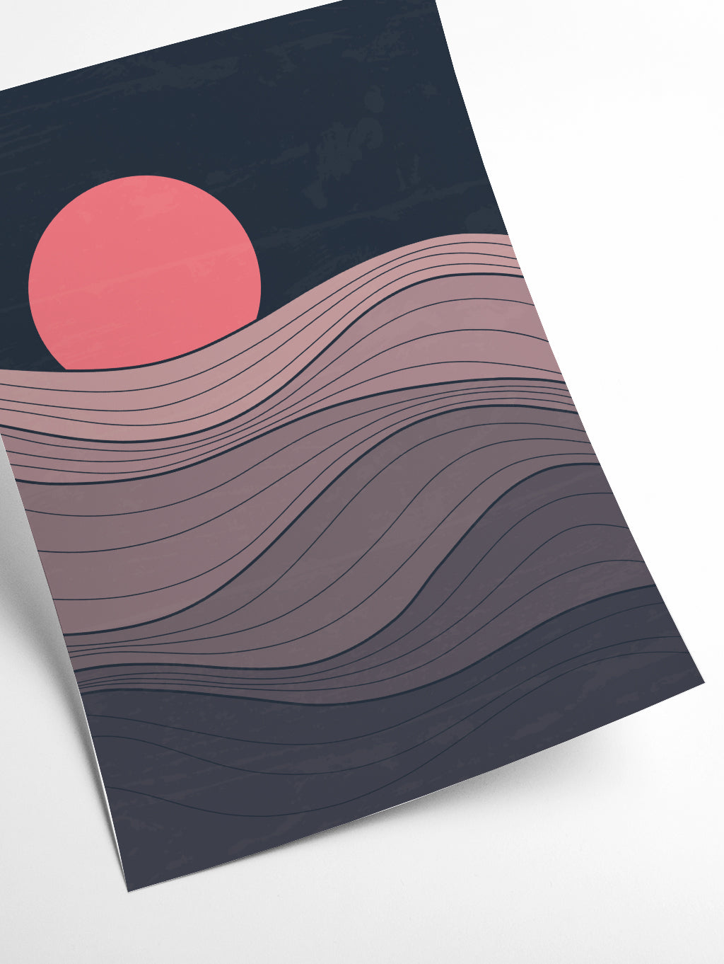 Minimal Pink Sunset #3