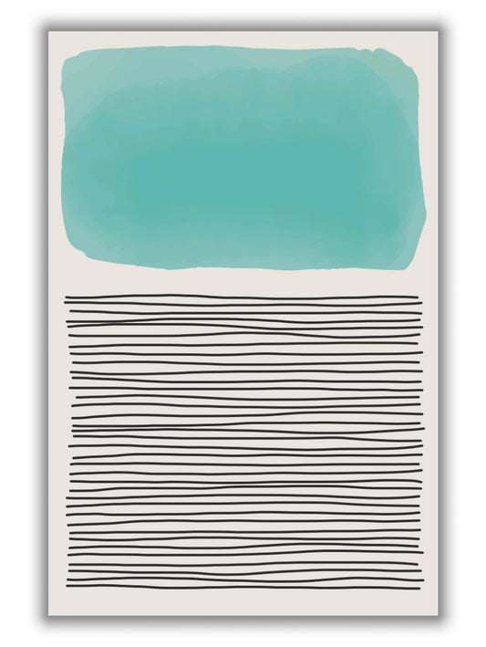 Minimal Watercolor Shapes #3