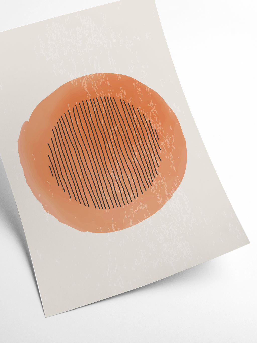 Orange Watercolor Shapes Series #1
