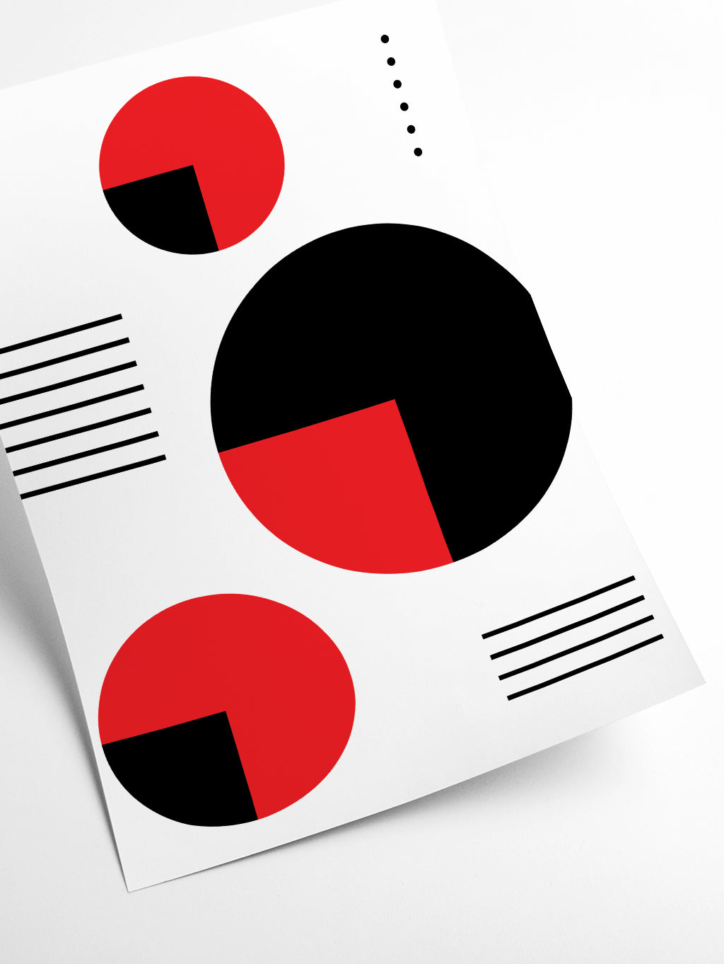 Red and Black Circles