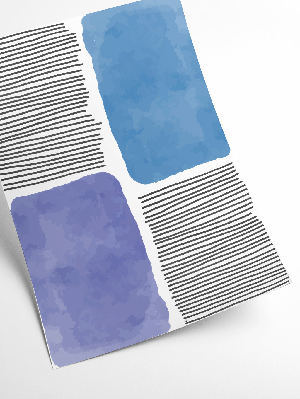Watercolor Lines Series #1