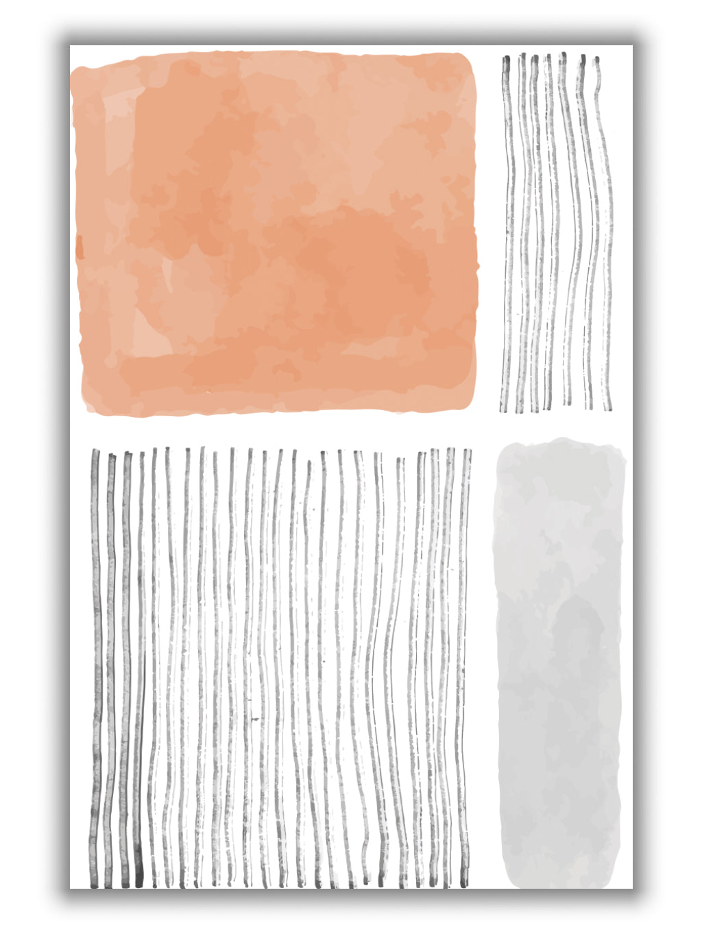 Watercolor Lines Series #2