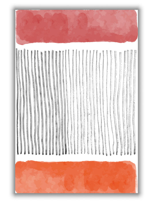 Watercolor Lines Series #4
