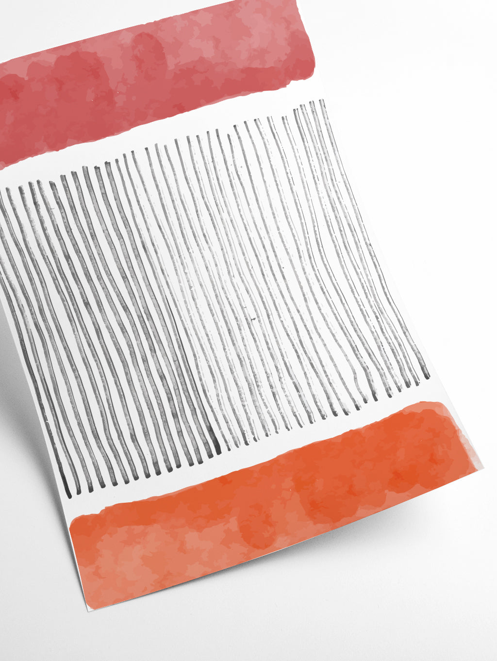 Watercolor Lines Series #4