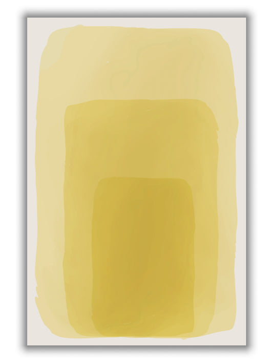 Yellow Watercolor Shapes #1