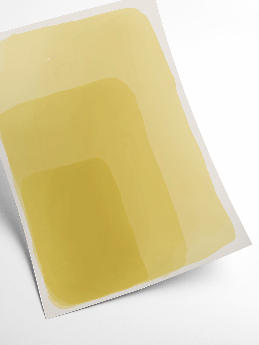 Yellow Watercolor Shapes #2