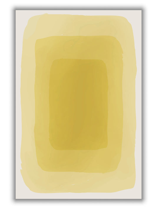Yellow Watercolor Shapes #3