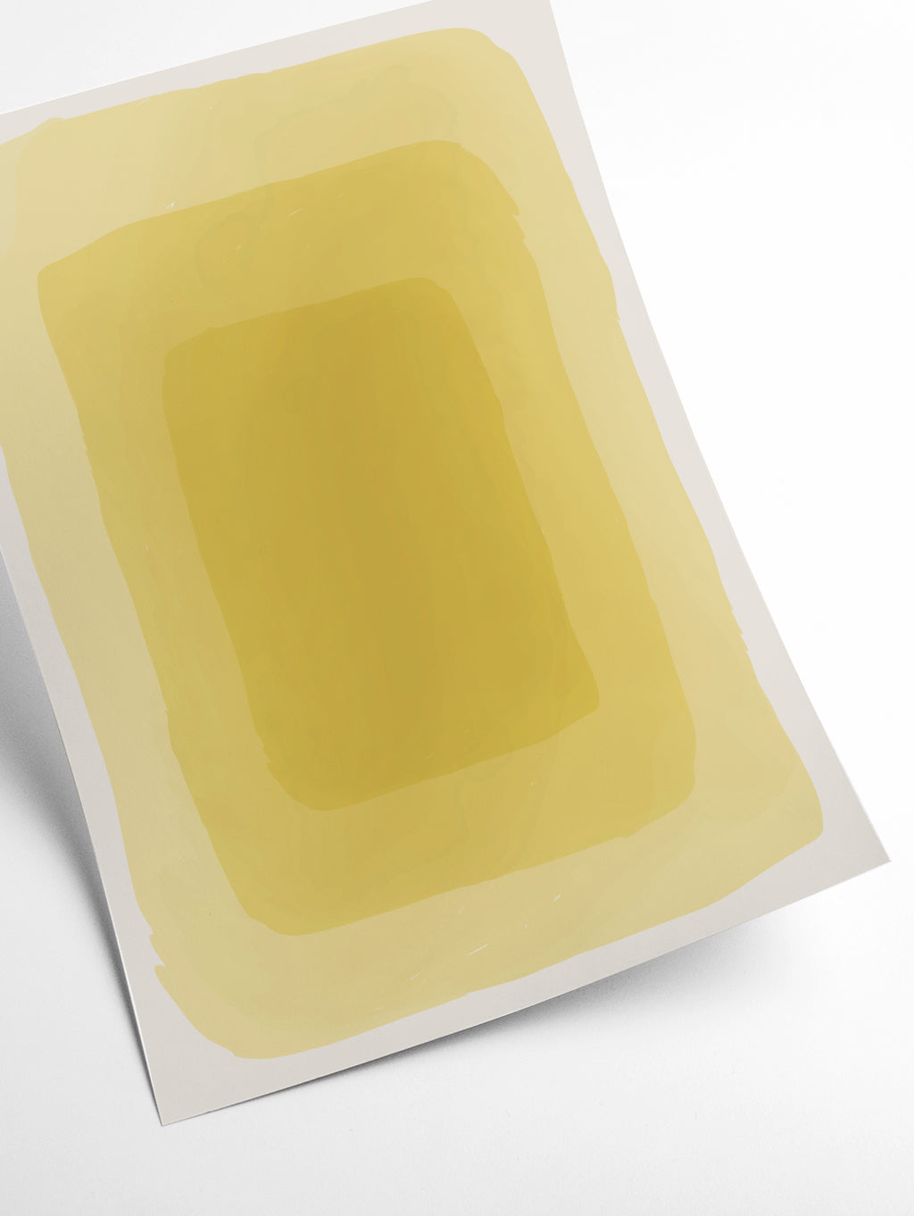 Yellow Watercolor Shapes #3
