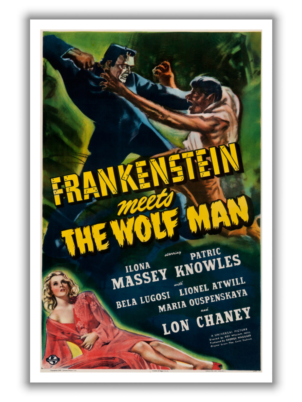 Frankenstein Meets The Wolf Man