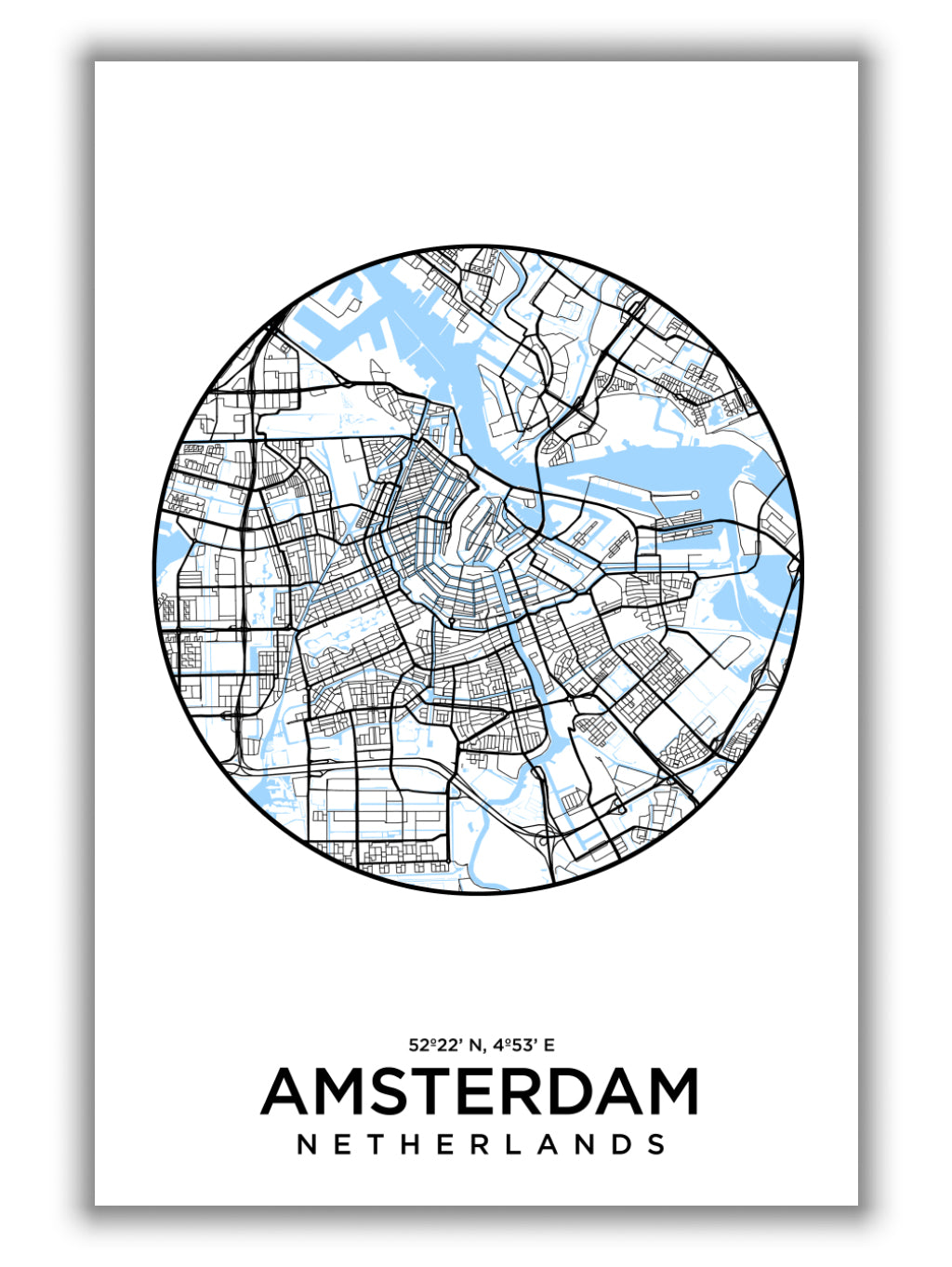 Map of Amsterdam
