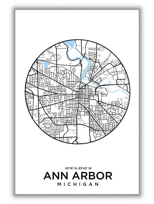Map of Ann Arbor