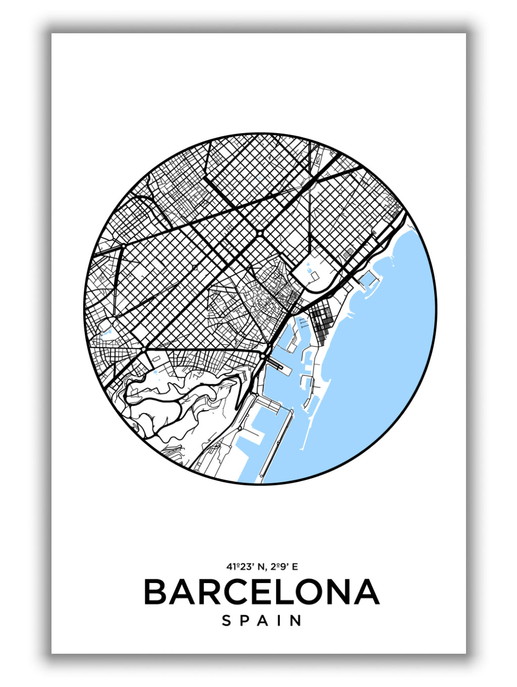Map of Barcelona