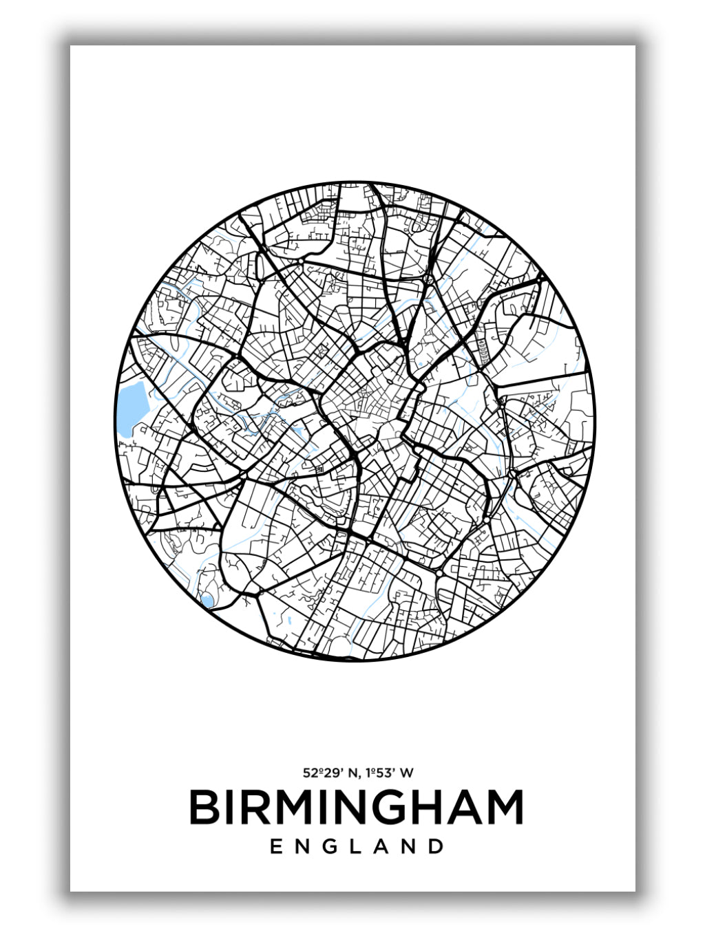 Map of Birmingham
