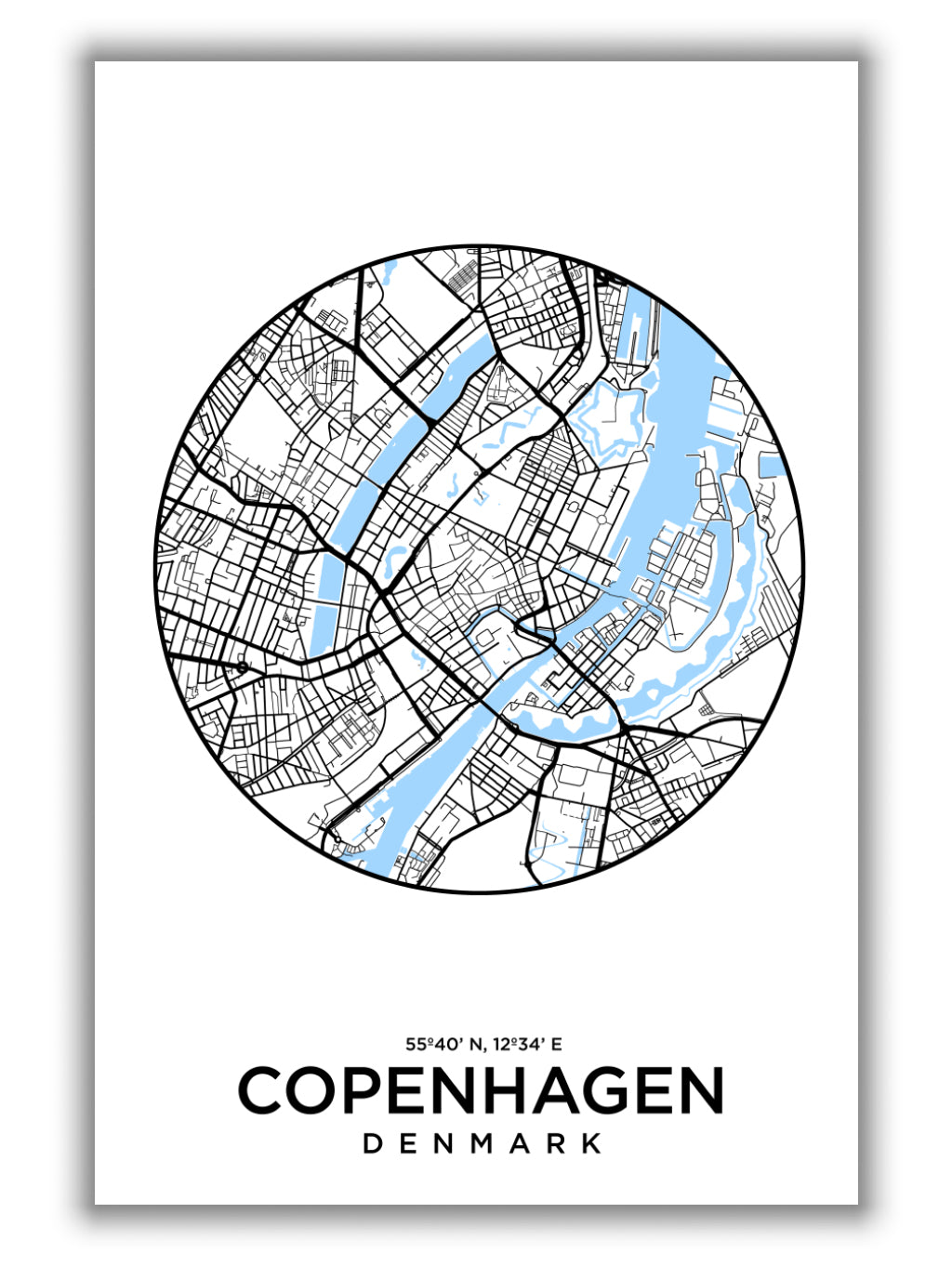 Map of Copenhagen