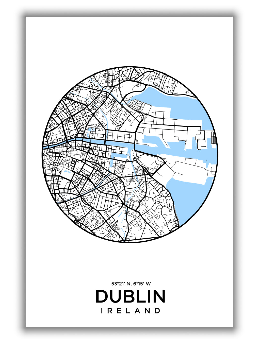 Map of Dublin