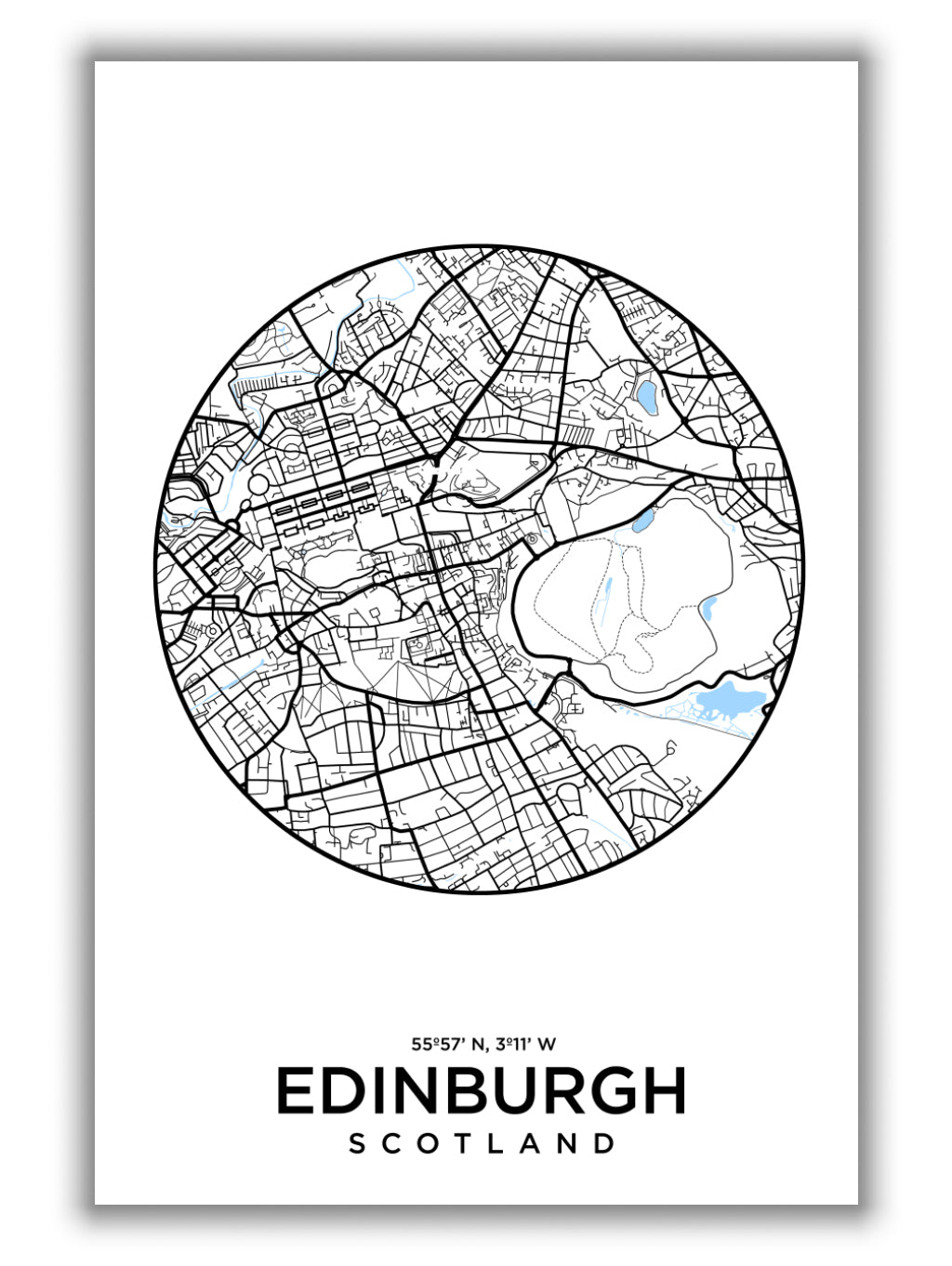 Map of Edinburgh