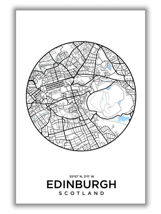 Map of Edinburgh
