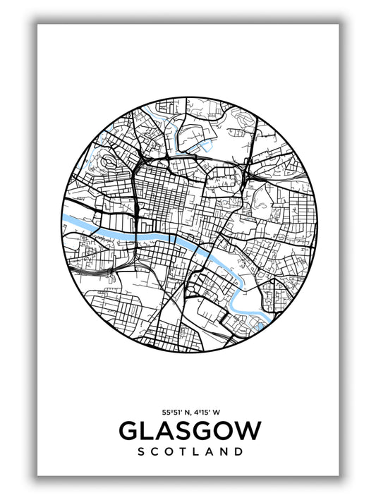 Map of Glasgow