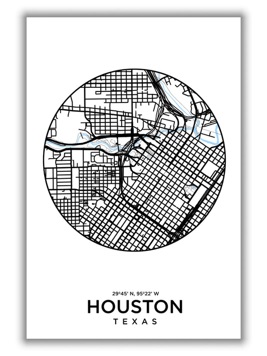 Map of Houston