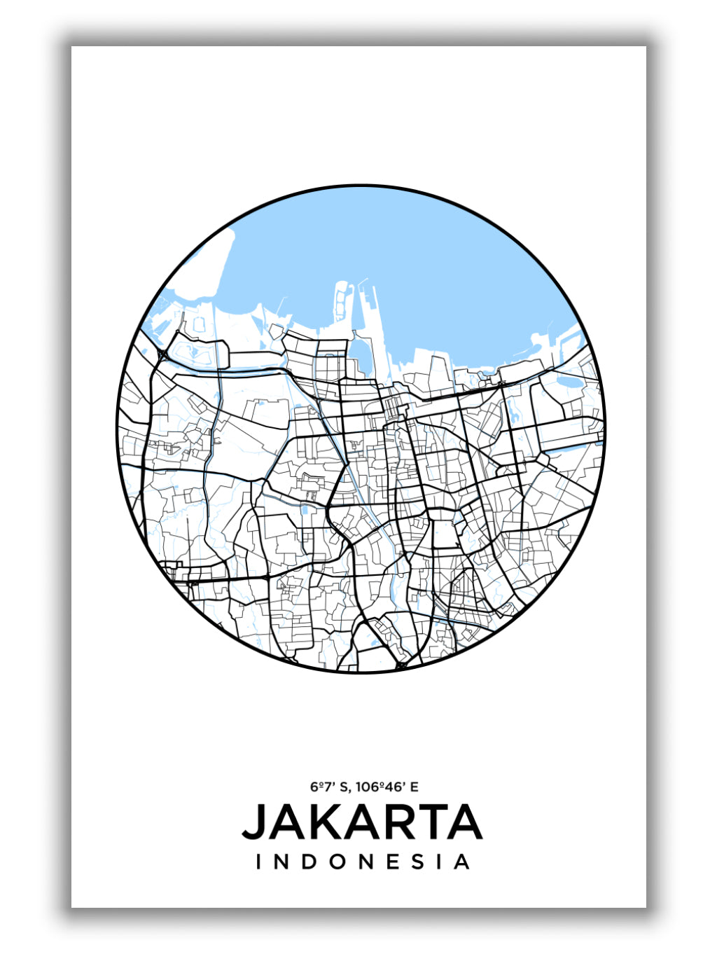 Map of Jakarta