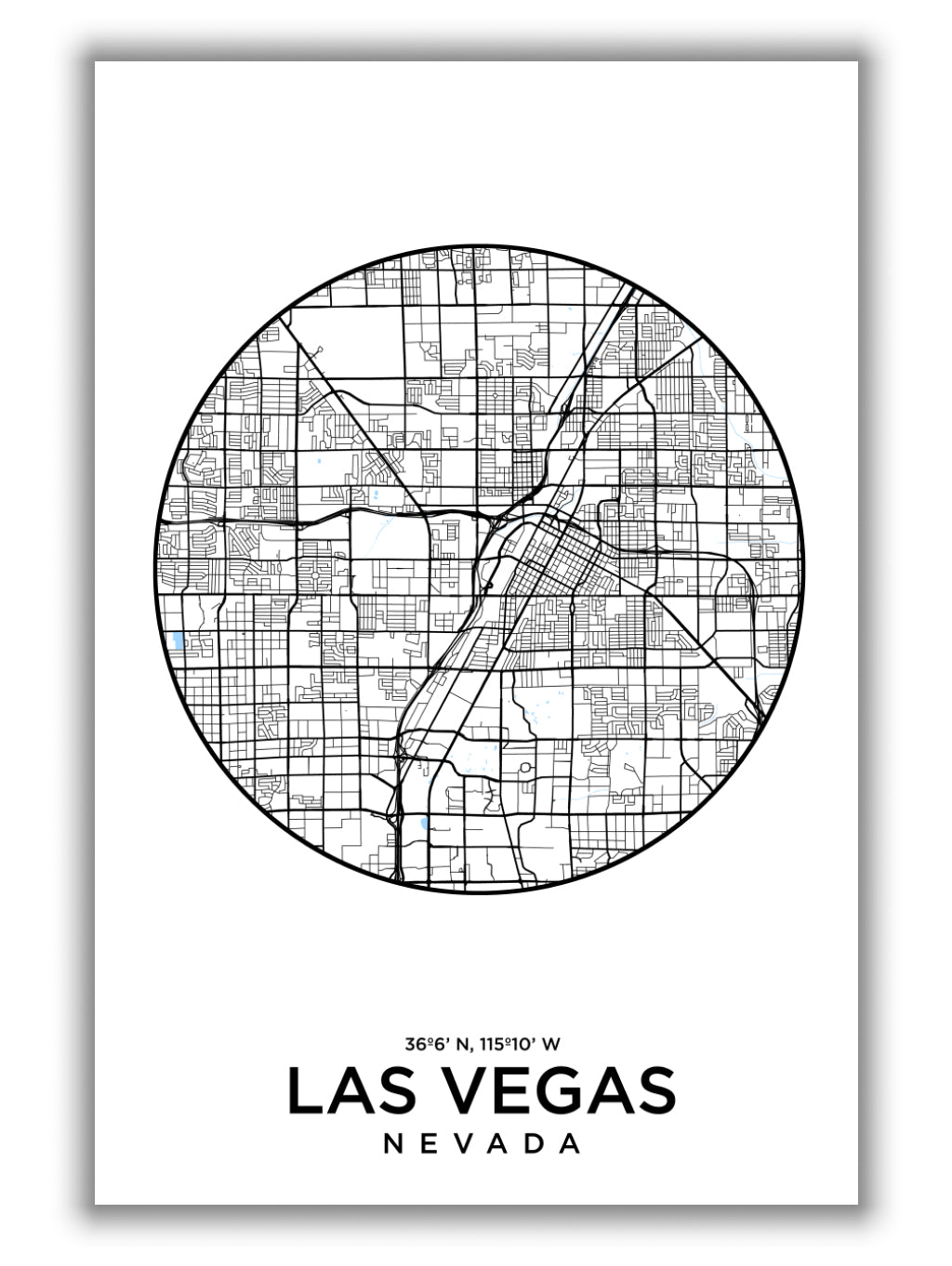 Map of Las Vegas