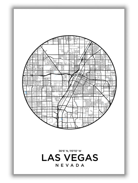 Map of Las Vegas