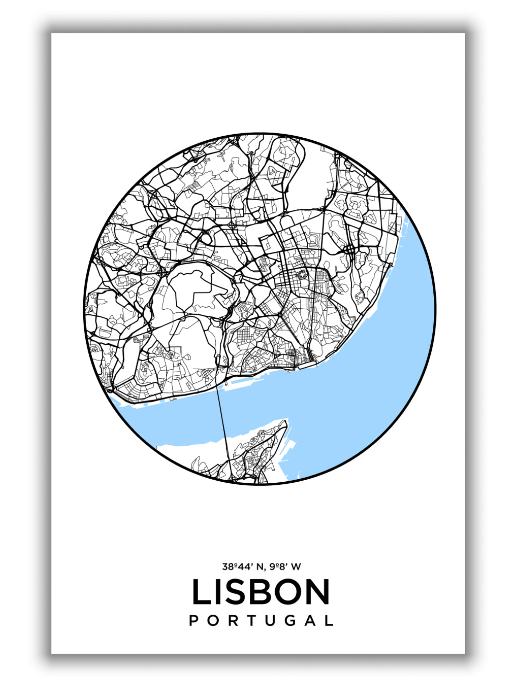 Map of Lisbon
