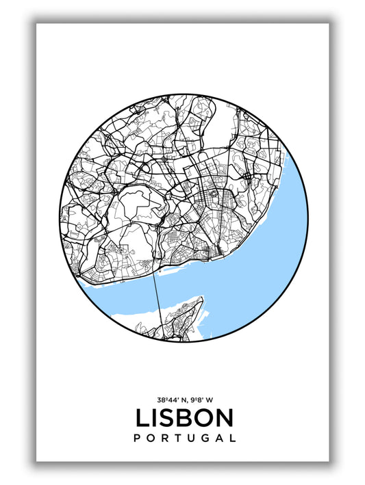Map of Lisbon