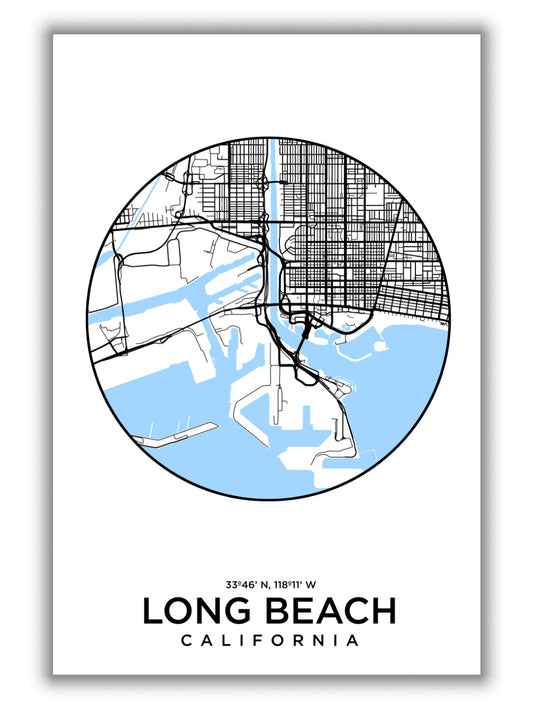 Map of Long Beach