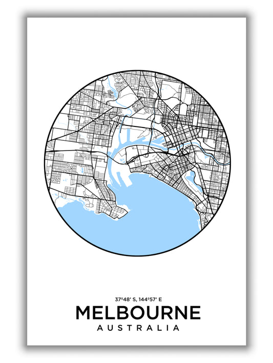 Map of Melbourne