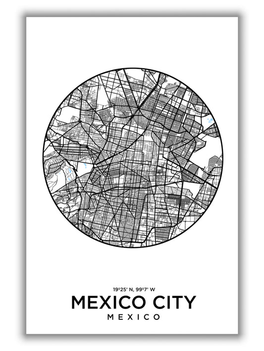 Map of Mexico City