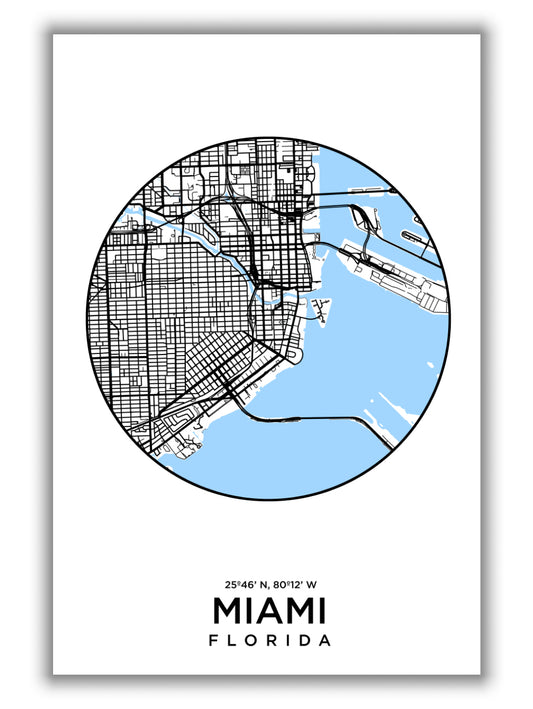 Map of Miami
