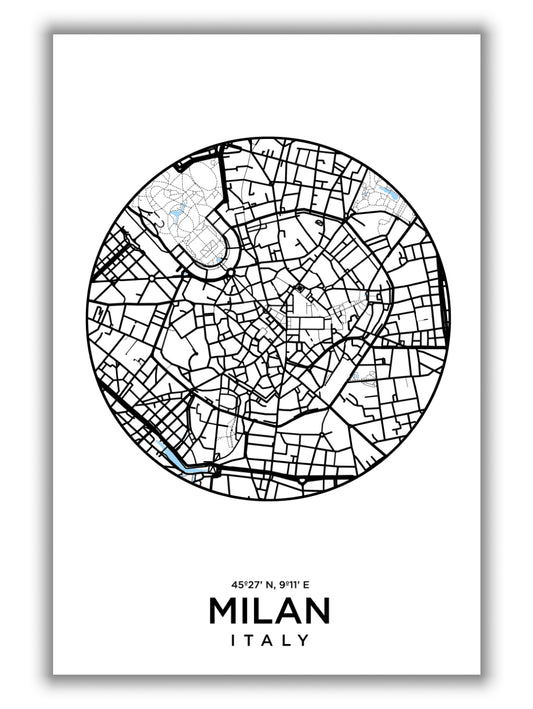 Map of Milan