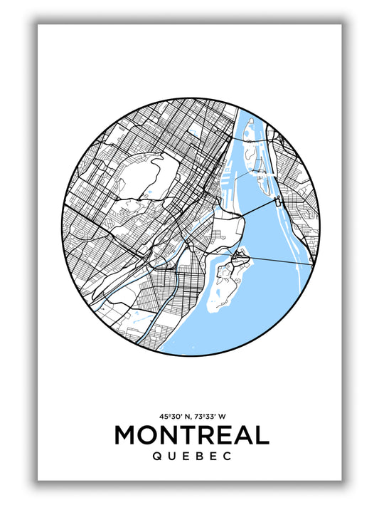 Map of Montreal