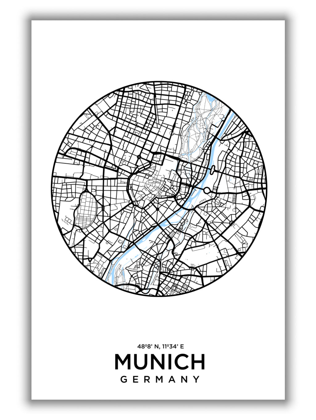 Map of Munich