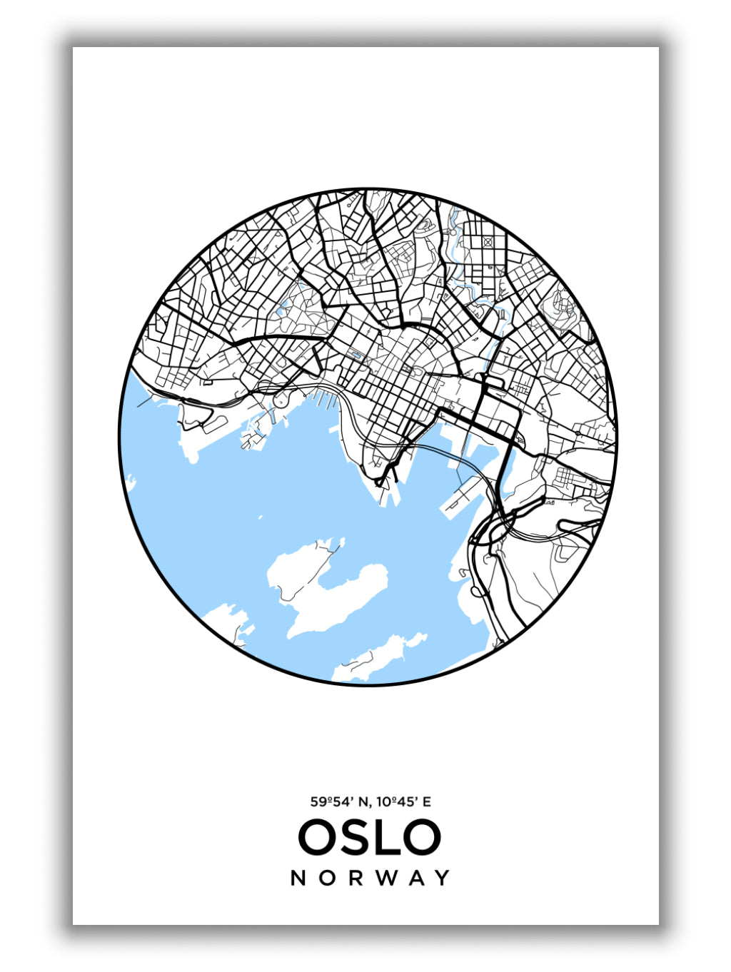 Map of Oslo