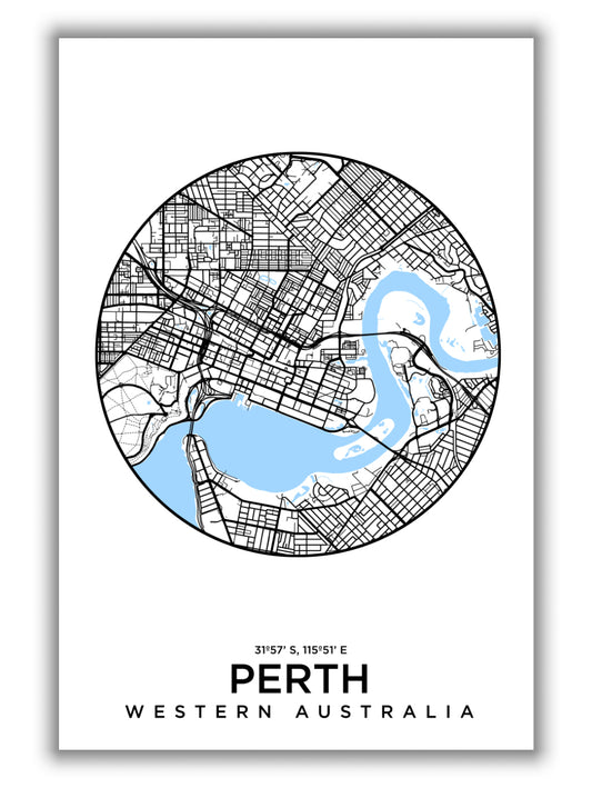 Map of Perth