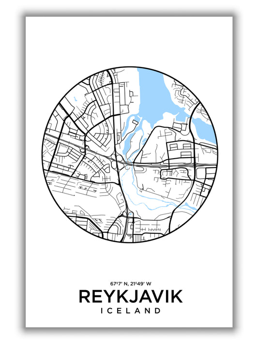 Map of Reykjavik