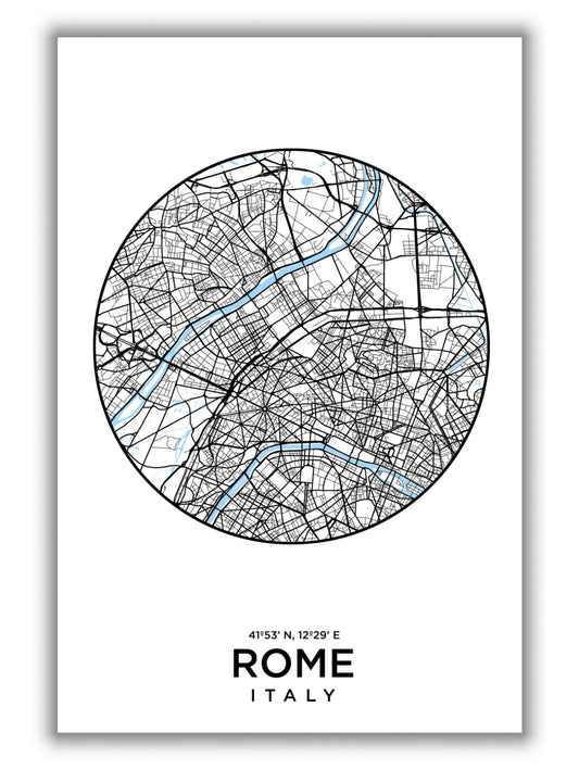 Map of Rome