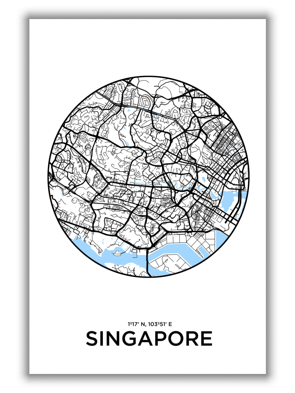 Map of Singapore